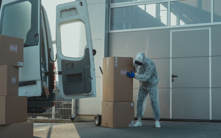 Organising goods receiving